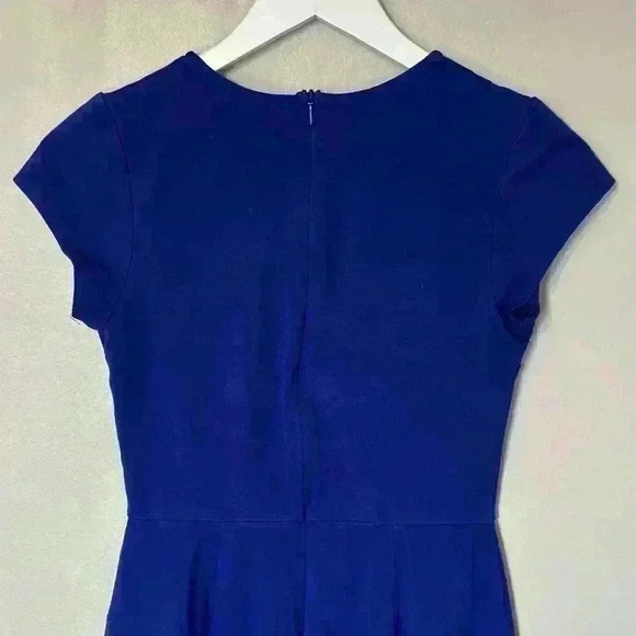 Navy crew neck mini dress - Picture 7 of 10